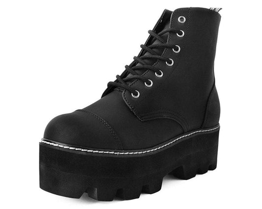 A9670 Black 7-Eye Dino Lug Sole Boot - T.U.K. Shoes