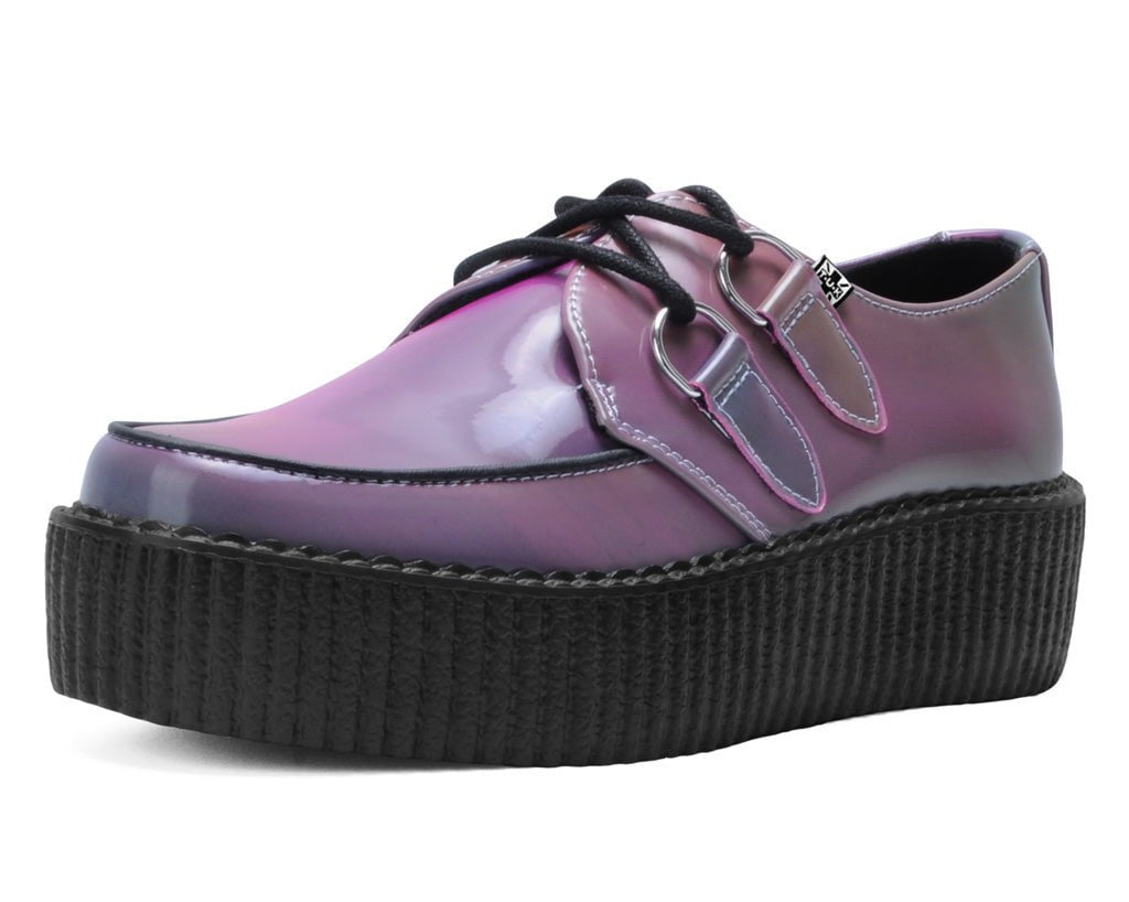 V3308 Rainbow Iridescent Viva Mondo Creeper - T.U.K. Shoes