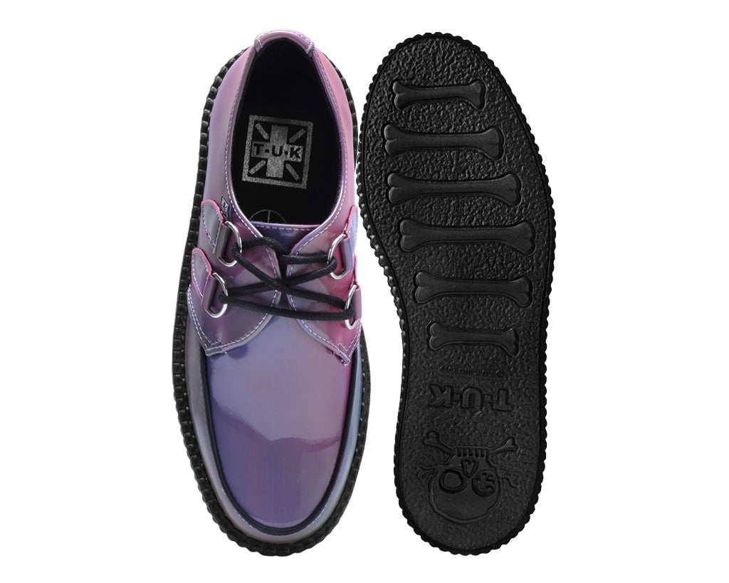 V3308 Rainbow Iridescent Viva Mondo Creeper - T.U.K. Shoes