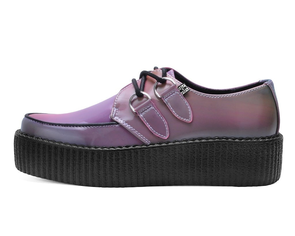 V3308 Rainbow Iridescent Viva Mondo Creeper - T.U.K. Shoes