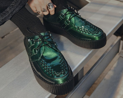 V3201 Emerald Metallic Viva Mondo Creeper - T.U.K. Shoes