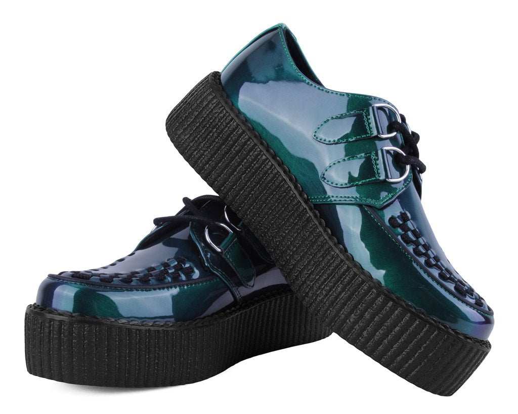 V3201 Emerald Metallic Viva Mondo Creeper - T.U.K. Shoes