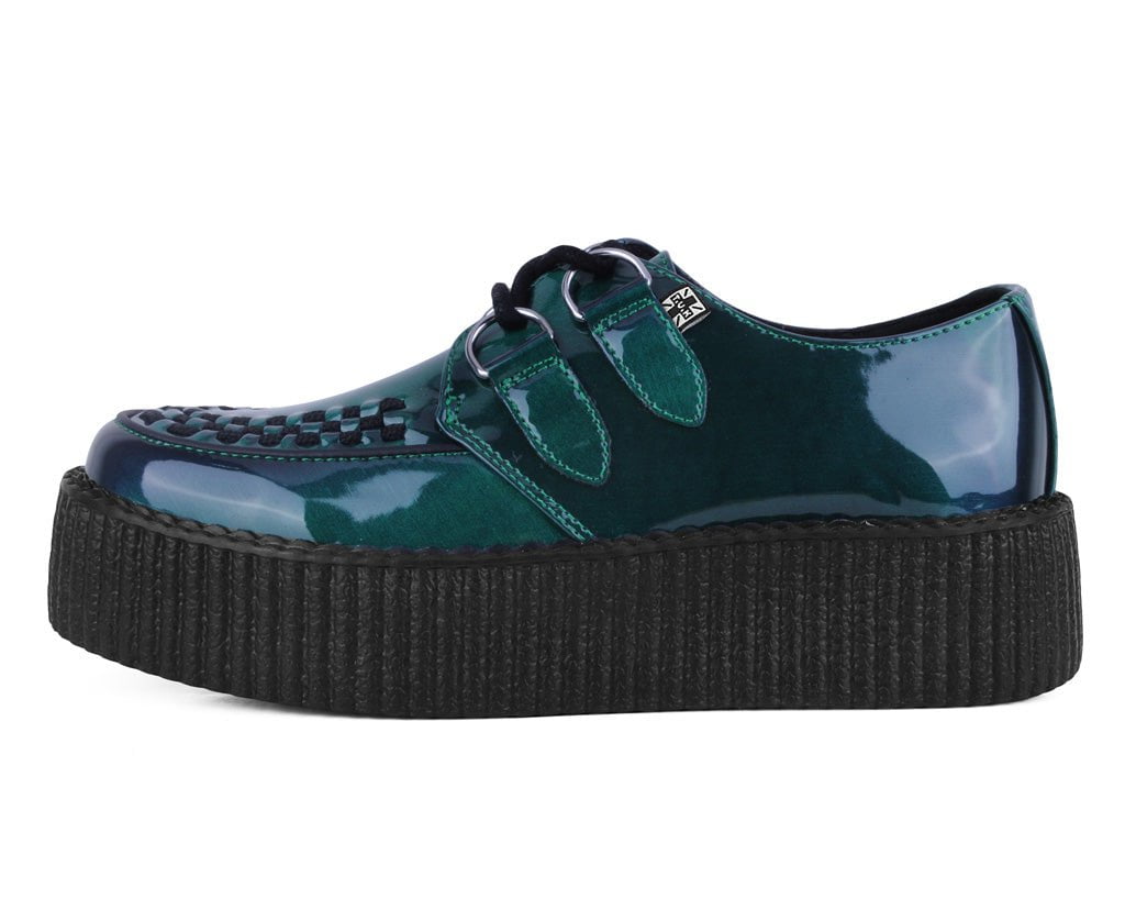 V3201 Emerald Metallic Viva Mondo Creeper - T.U.K. Shoes